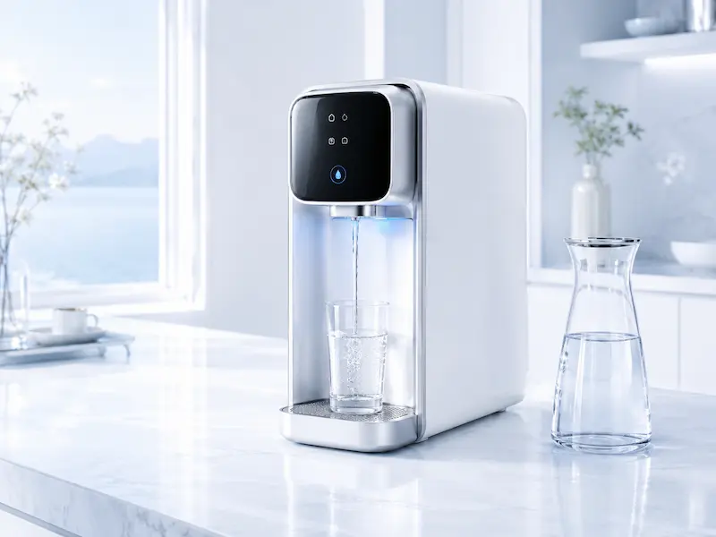 Instant hot and cold RO water dispenser